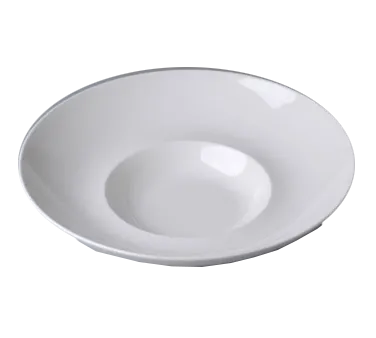 RAK Porcelain FDGD26 - 6 oz Round Deep Bowl, 10" Diameter, White Porcelain, Dishwasher Safe - 6/Case