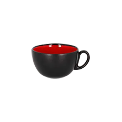 RAK Porcelain FR116C45RD Cup 15.2 oz (4.7" Dia) Red Porcelain Oven Microwave Dishwasher Safe - 12/Case
