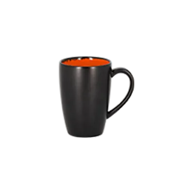 RAK Porcelain FRBAFM30OR - 10.15 oz Mug, 3.15" Orange Porcelain, Microwave/Dishwasher Safe - 6/Case