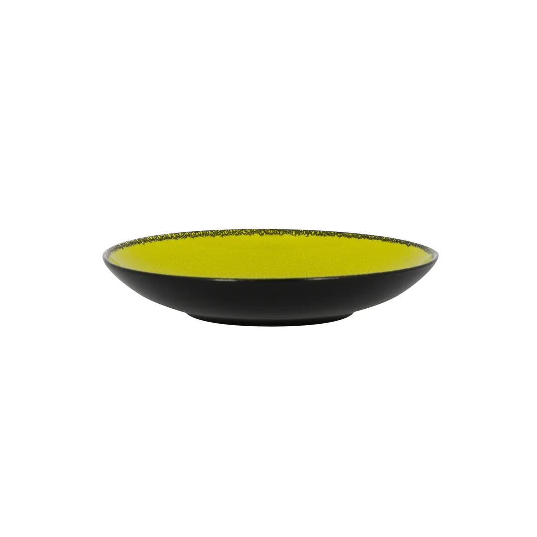 RAK Porcelain FRNNDP23GR – 9" Round Deep Bowl, 23.35 oz Green Porcelain, Oven‑Microwave Safe - 12/Case