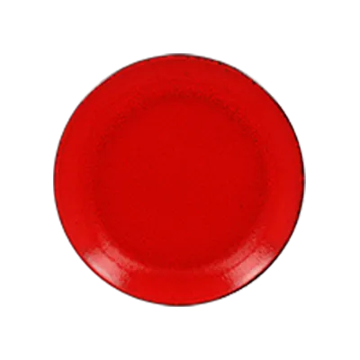 RAK Porcelain FRNNPR27RD Fire Plate, 10.65" Round Coupe Rim, Porcelain, Oven Dishwasher Safe - 12/Case