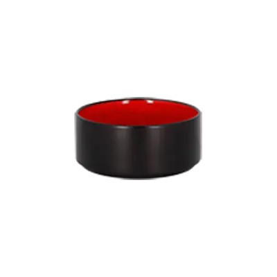 RAK Porcelain FRNOBW16RD Fire Bowl, 6" Red Round Porcelain, 33.8 oz (1 qt) Oven Safe - 6/Case
