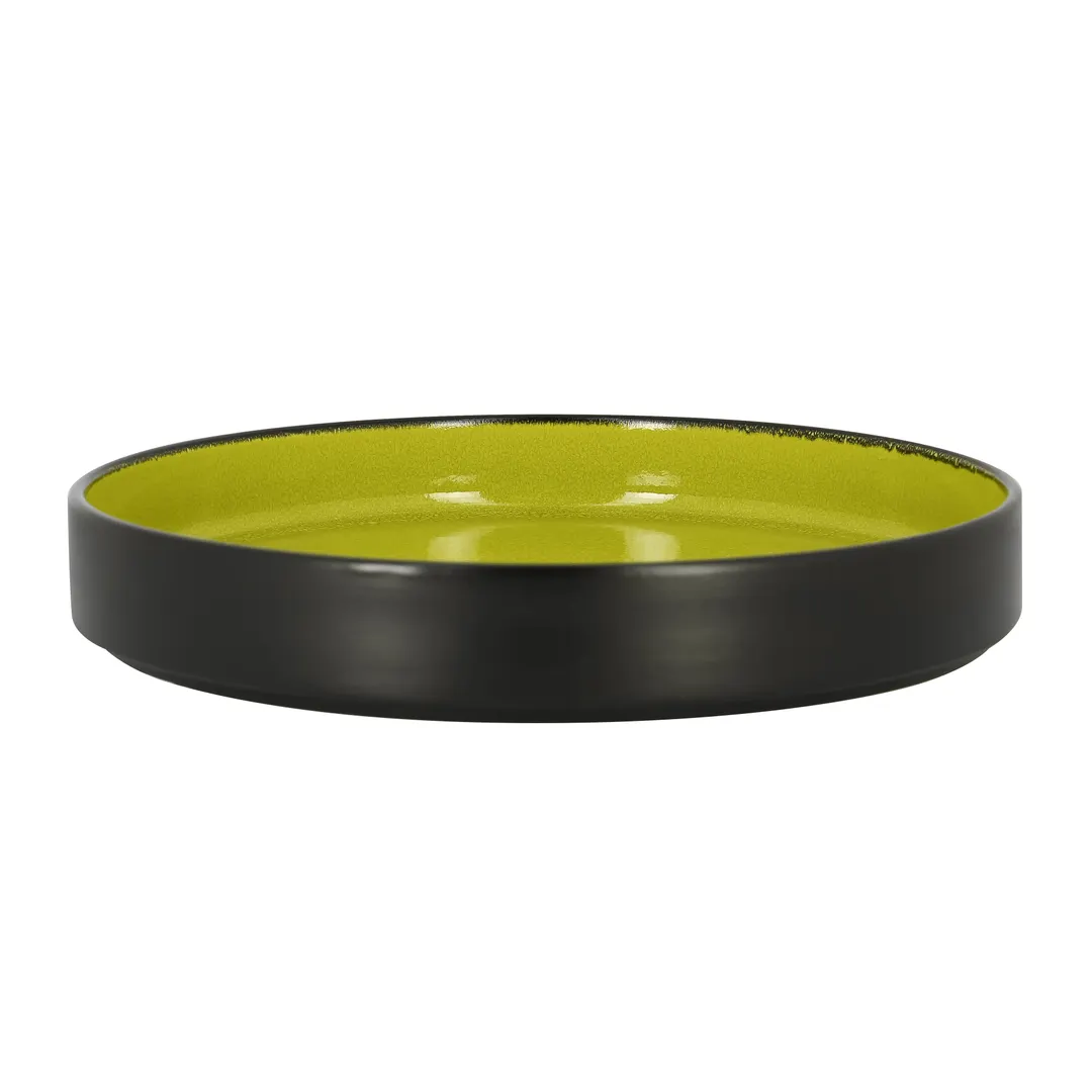 RAK Porcelain FRNODP27GR - 10" Green Porcelain Bowl, 47.35 oz 10.65" Dia., Oven Safe - 6/Case