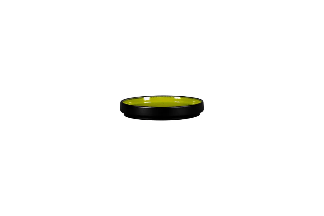RAK Porcelain FRNOLD14GR Plate Lid, 5.5" Diameter Flat Rimless Green Fire China, - 12/Case