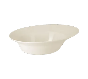 RAK Porcelain GIOB26 - Oval Deep Giro Plate 10¼" x 8⅛" Porcelain Edge Dishwasher Safe - 6/Case