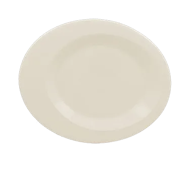 RAK Porcelain GIOP17 - Plate 6.75" x 5.5", Rolled Edge, Oven/Microwave/Dishwasher Safe - 12/Case
