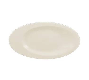 RAK Porcelain GIPL25 - Oval Giro Platter 9"-7/8 x 5", Rolled Edge, Oven Safe Porcelain - 6/Case