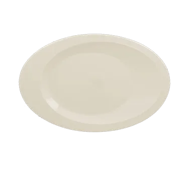 RAK Porcelain GIPL34 - Oval Giro Platter 13"-3/8 x 8"-5/8, Rolled Edge Oven/Microwave Safe - 6/Case