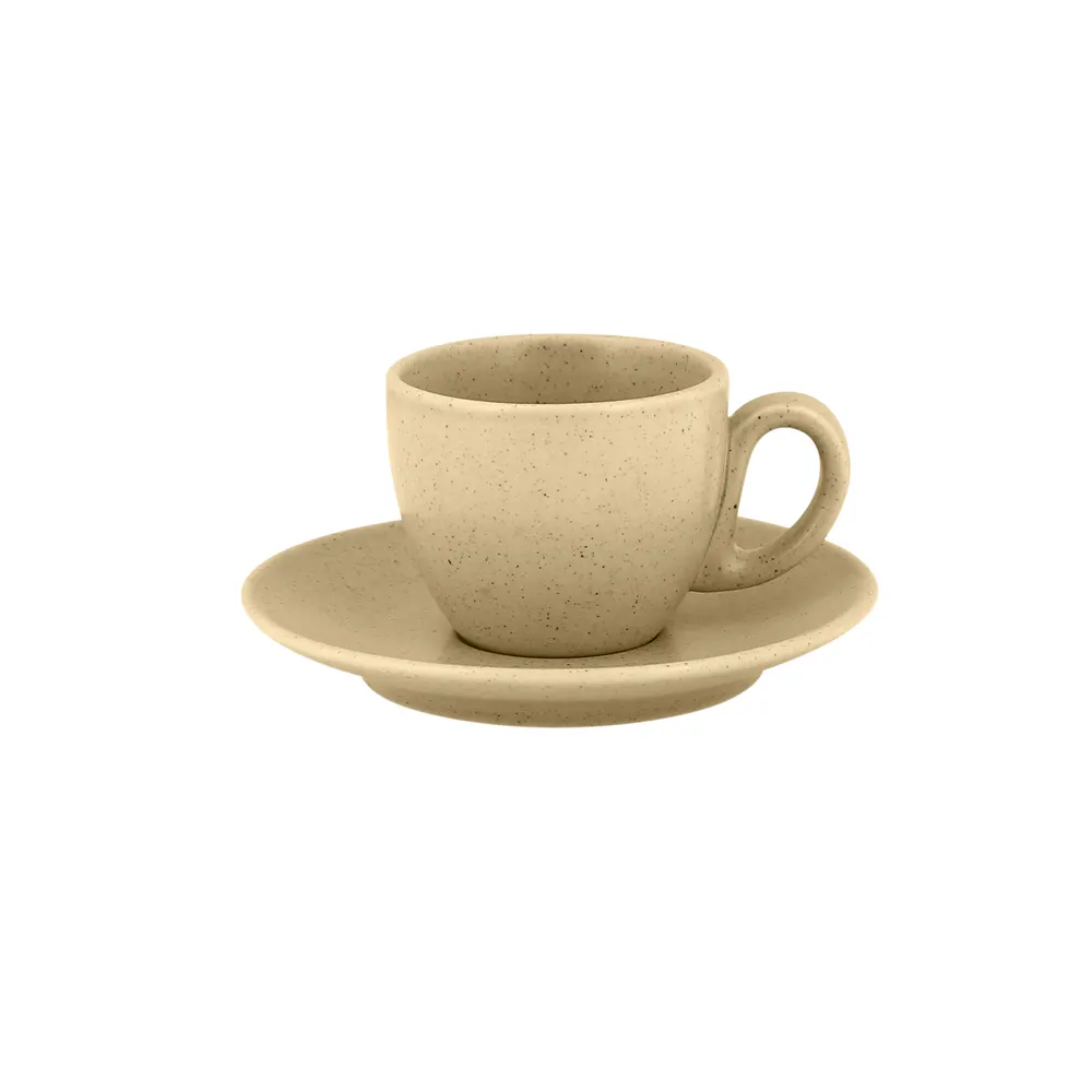 RAK Porcelain GN116C08AL - Espresso Cup 2-3/4 oz Almond Porcelain Microwave Safe - 12/Case