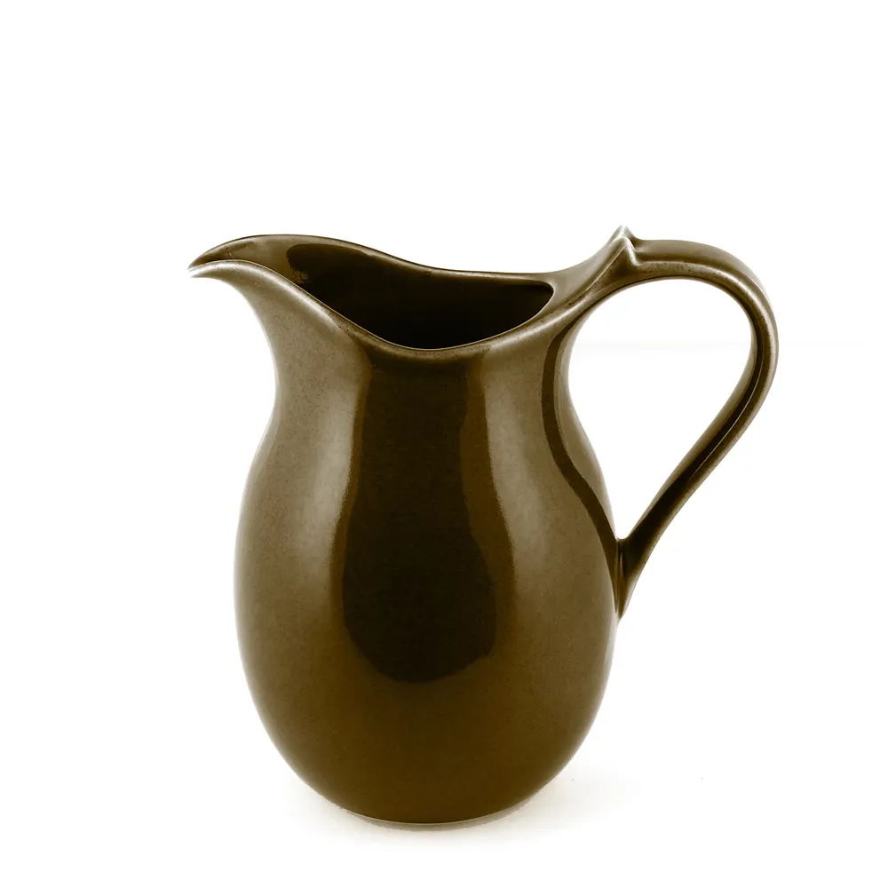 RAK Porcelain GNANJU60CA Creamer Pitcher, 20-1/3 oz Caramel Porcelain, Microwave Safe - 4/Case