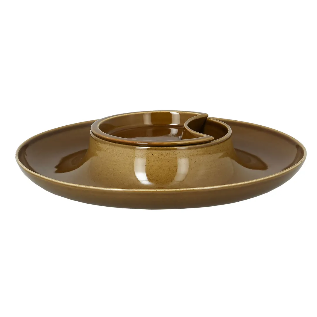 RAK Porcelain GNARFL14CA - Rectangular Porcelain Lid,5.7" L x 4.9" W, Caramel Dishwasher Safe - 12/Case