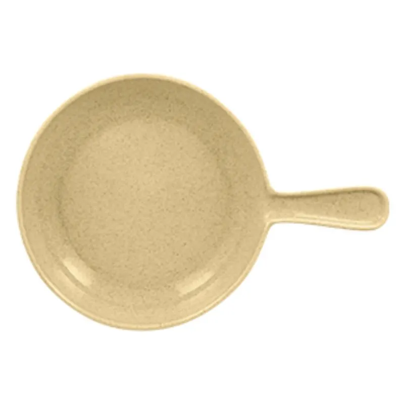 RAK Porcelain GNCFPN12CB - 5 oz Creme Brulee Fry Pan, 4.5" Round, Oven Microwave Safe - 12/Case