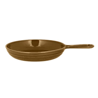 RAK Porcelain GNCFPN16CA - 11 Oz Caramel Fry Pan, 6-2/7" Dia, Oven Microwave Freezer Safe - 6/Case