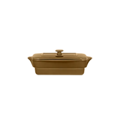 RAK Porcelain GNCFRT20CA - Chef's Classics Soup Tureen, 22-5/8 oz Caramel Porcelain with Lid - 1/Case