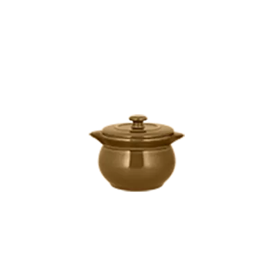 RAK Porcelain GNCFST10CA - Soup Tureen, 15.25 oz, 4" Dia Caramel Porcelain, Dishwasher Safe - 1/Case