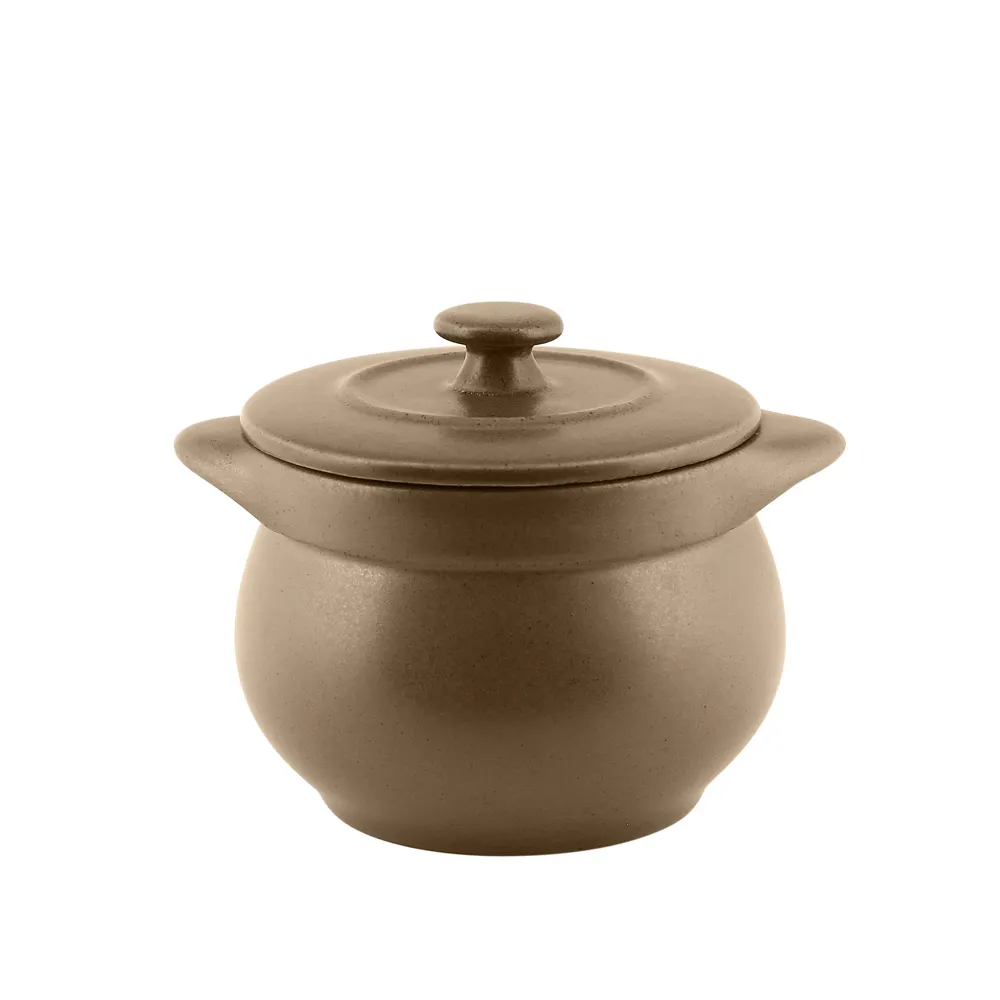 RAK Porcelain GNCFST10CR Soup Tureen, 15.25 oz (4" Dia x 4" H), Dishwasher Safe - 1/Case