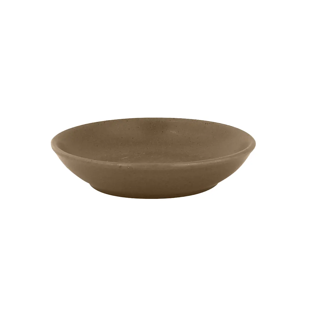 RAK Porcelain GNNNBD07CR Butter Dish, 3 Oz, 2-3/4" Round Porcelain, Microwave Safe - 12/Case