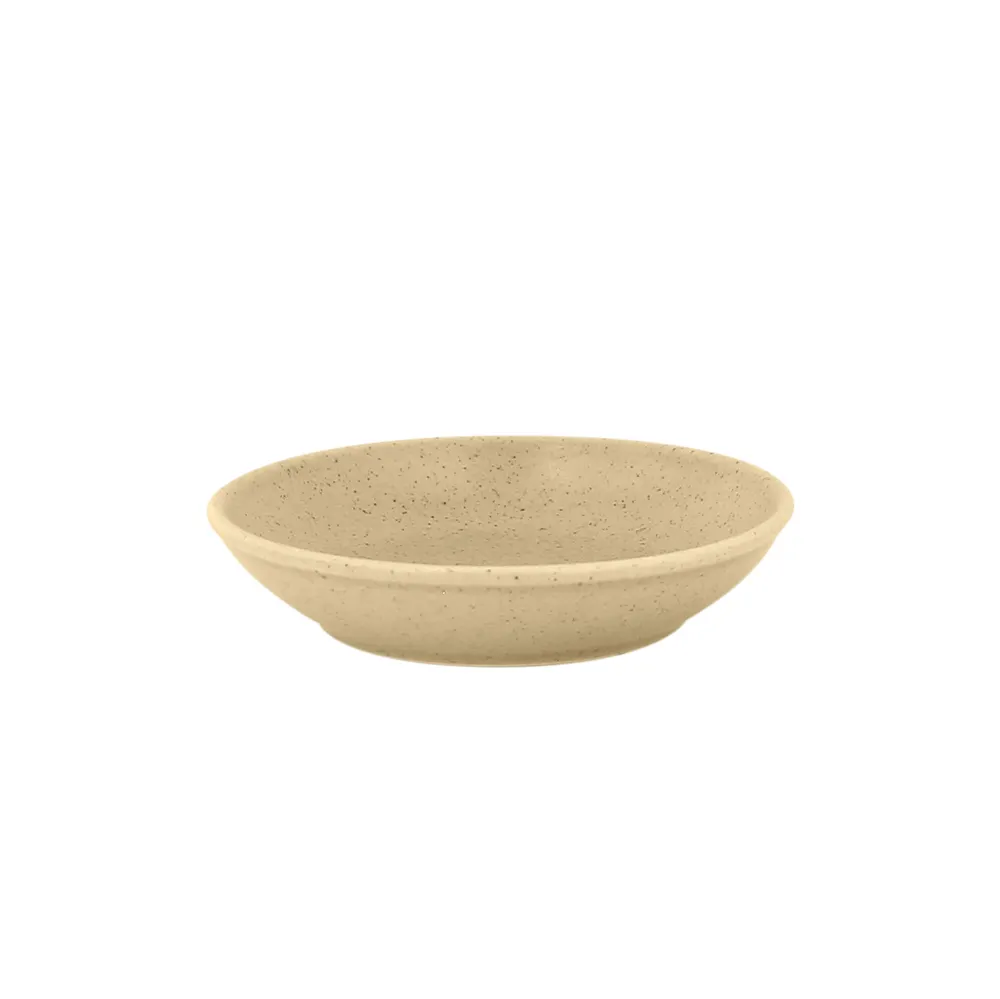 RAK Porcelain GNNNBD09AL Round Butter Dish, 4.38 oz, 3.56" Dia, Dishwasher Safe Porcelain - 12/Case