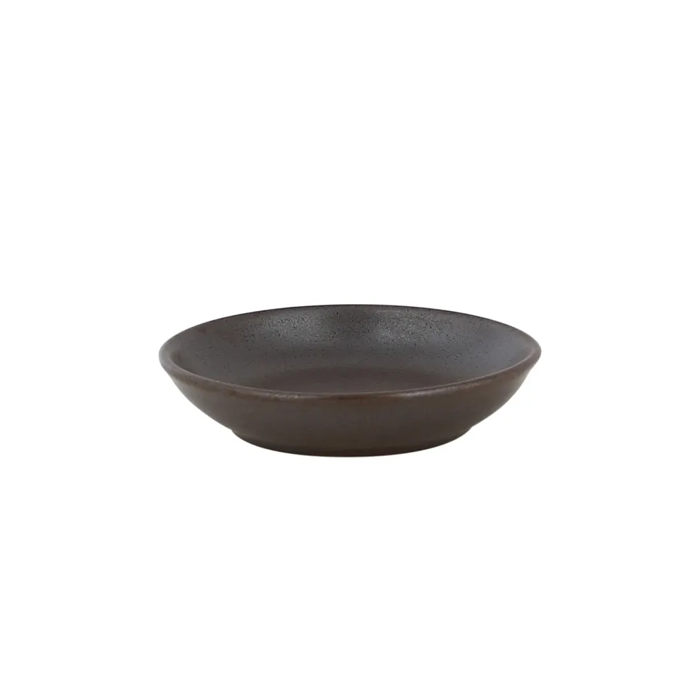 RAK Porcelain GNNNBD09CO Butter Dish, 4-3/8 oz, 3-9/16" Diameter, Porcelain, Microwave Safe - 12/Case