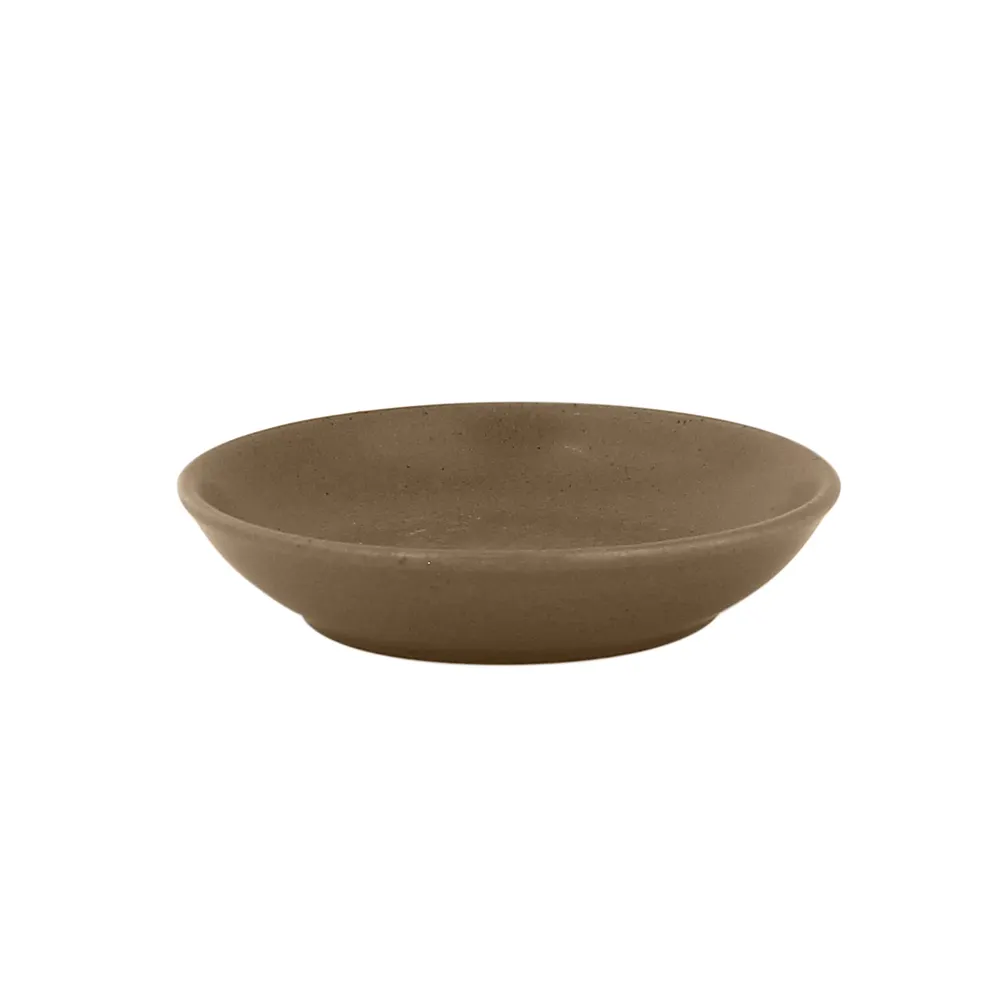 RAK Porcelain GNNNBD09CR Butter Dish, 4-3/8 oz, 3-9/16" Dia., Porcelain, Microwave Safe - 12/Case