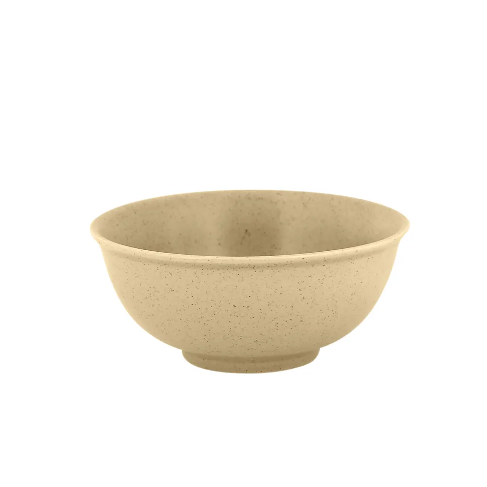 RAK Porcelain GNNNBW12AL - Glossy Round Bowl 4" Dia, 9 oz, Almond Finish, Dishwasher Safe - 12/Case