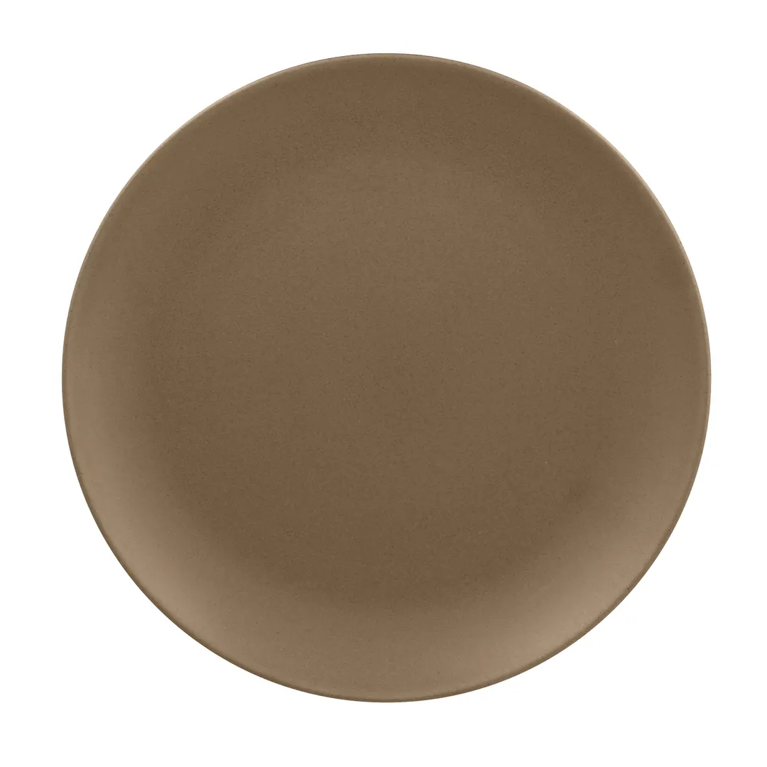 RAK Porcelain GNNNPR28CR Genesis Mat Plate, 11" Round Coupe Rim, Porcelain, Dishwasher Safe - 12/Case