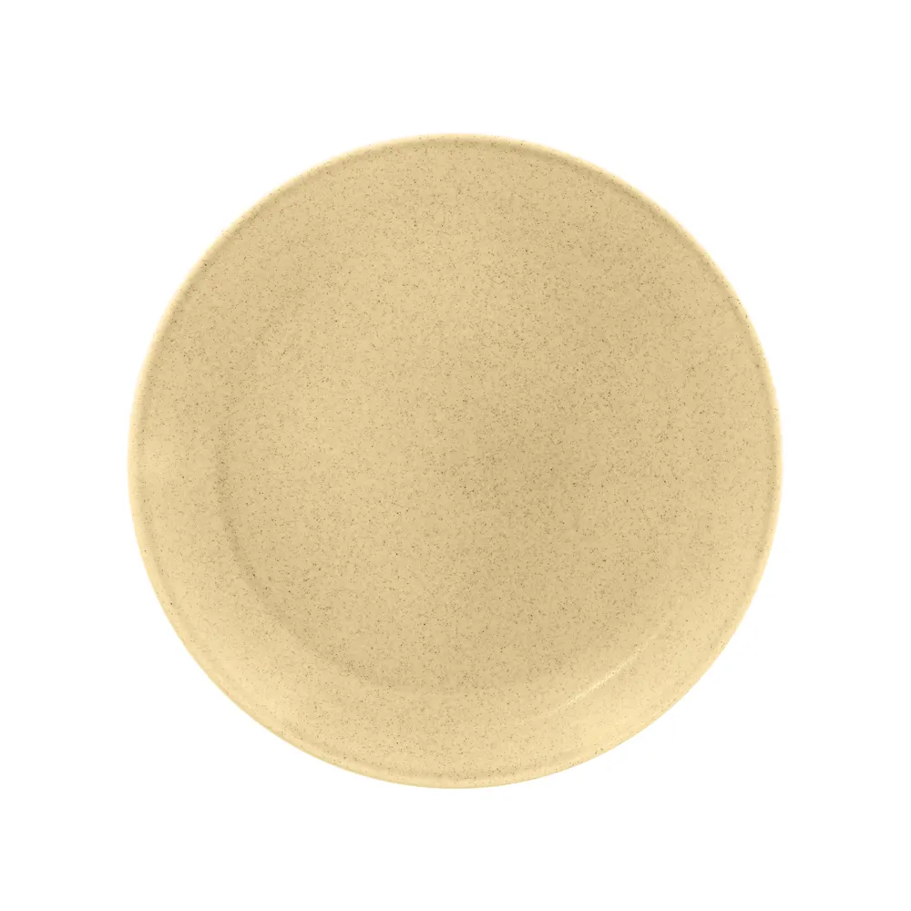 RAK Porcelain GNNNPR31CB Glossy Round Plate 12"¼ Diameter Flat Coupe Rim Porcelain - 6/Case