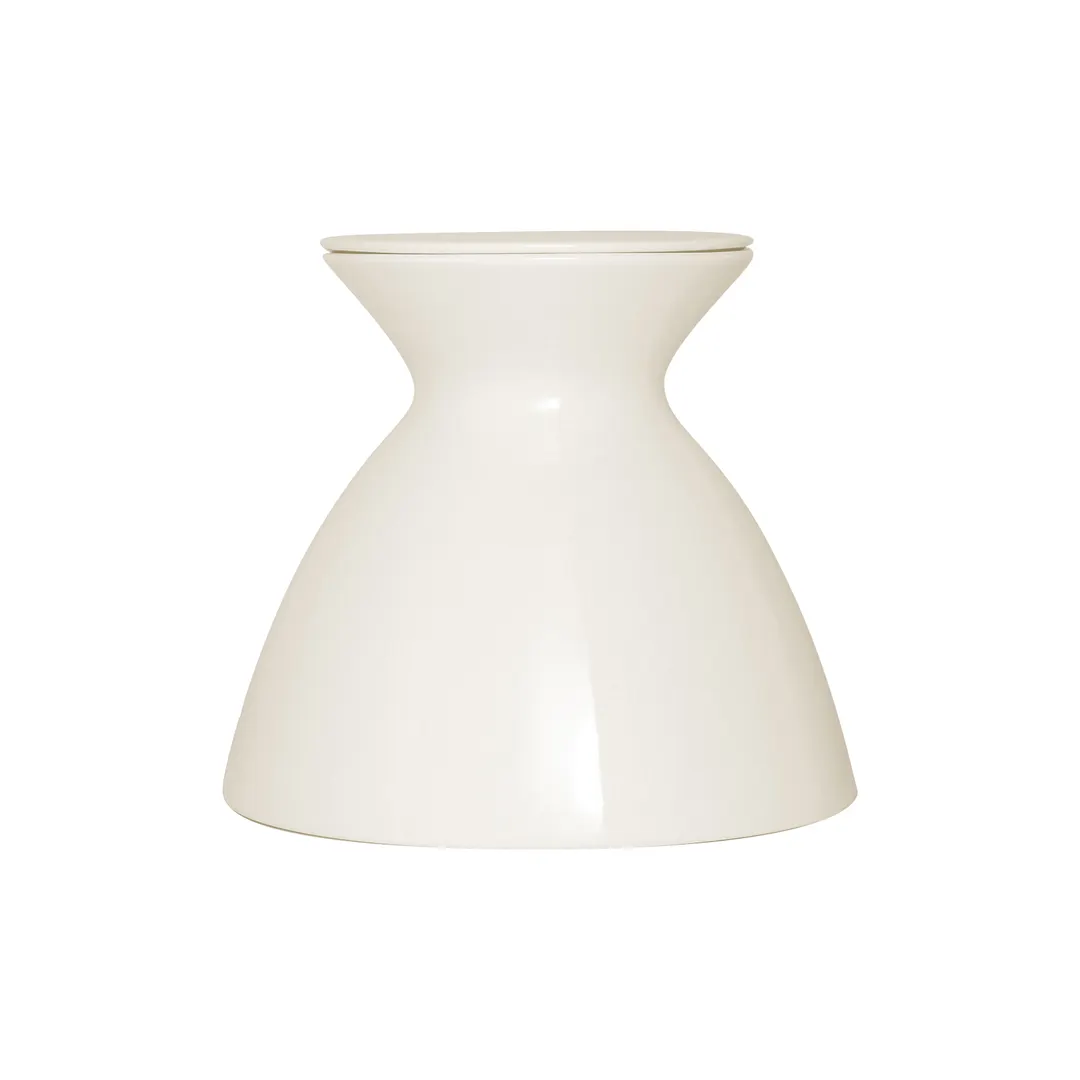 RAK Porcelain HDTT18 Cloche, 7.1" Round White Porcelain Cover, Oven Freezer Dishwasher Safe - 2/Case