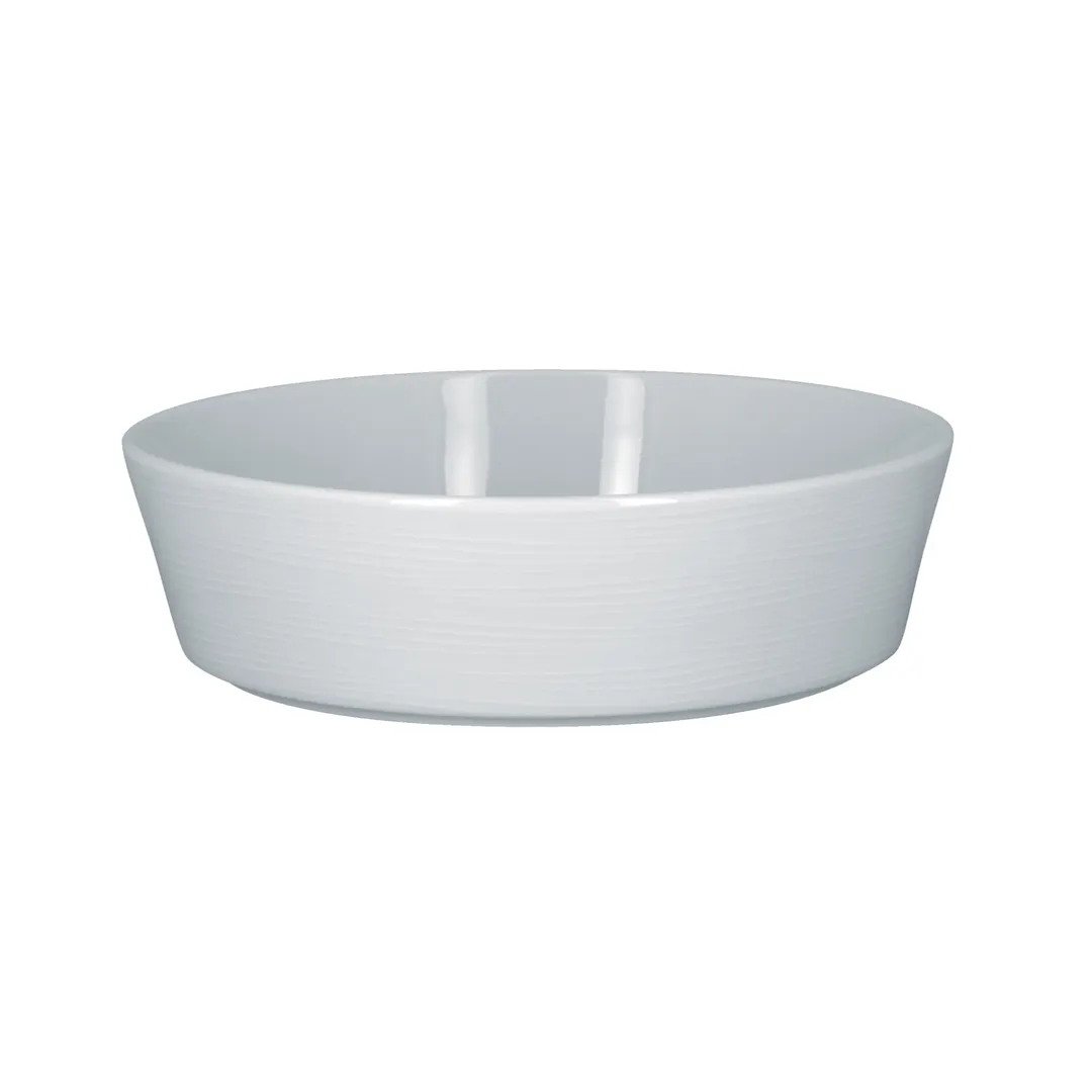 RAK Porcelain HMPASBW21 Bowl, 8" Diameter, 43 oz White Porcelain, Microwave Dishwasher Safe - 6/Case