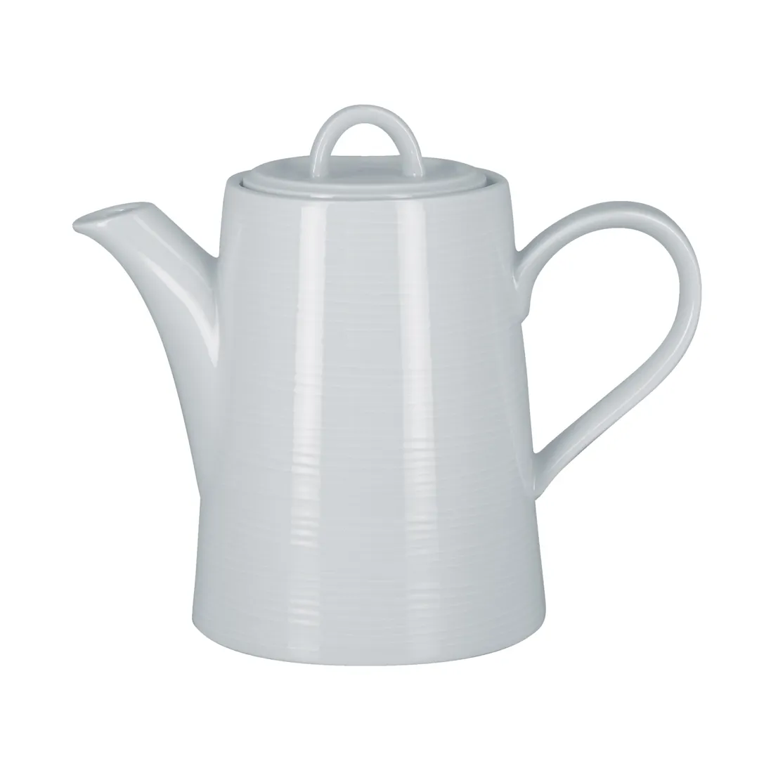 RAK Porcelain HMPASCP70 - Coffee Pot, 23.6 oz (0.7 Qt), 5.3" H, White Porcelain, Lid - 12/Case