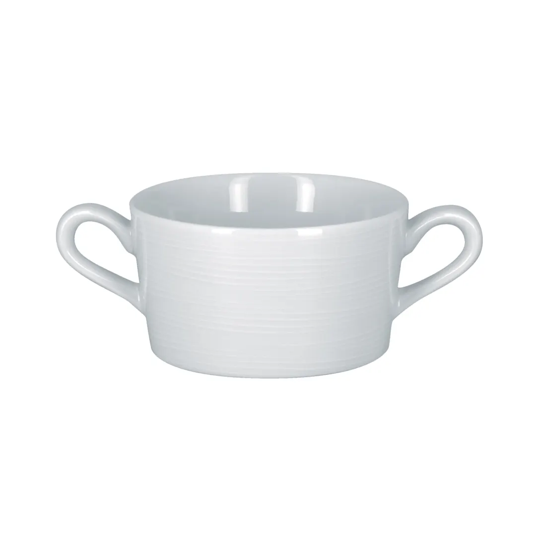 RAK Porcelain HMPASCS30 - Cream Soup Bowl, 10-1/8 oz (3-9/10"×2-7/16"), White Porcelain - 12/Case