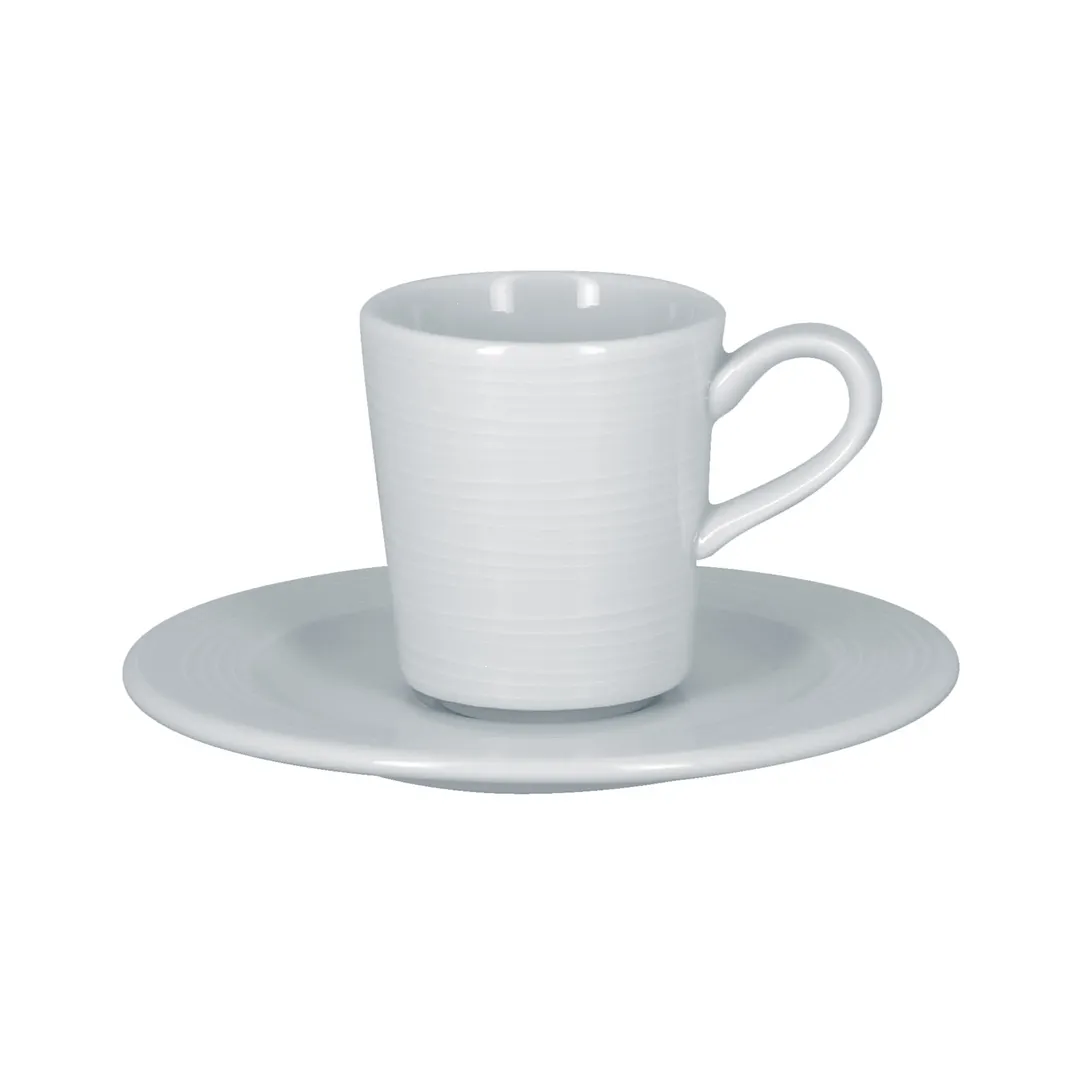 RAK Porcelain HMPASCU09 Helm Espresso Cup, 3-1/16 oz (2.5" H) White Porcelain - 12/Case