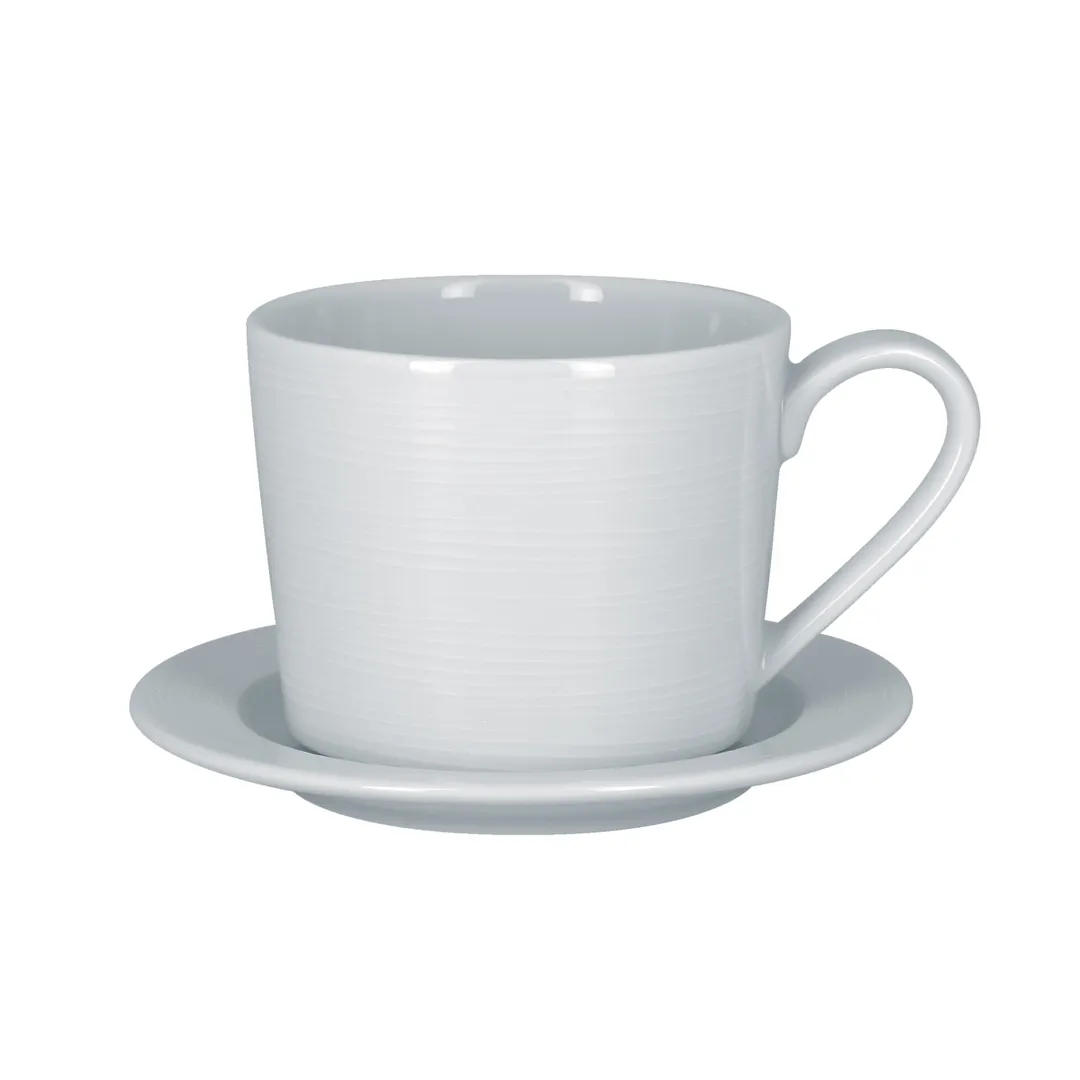 RAK Porcelain HMPASMG45 Helm Mug, 15.2 oz White Polaris Porcelain, Fridge/Freezer/Oven Safe - 12/Case