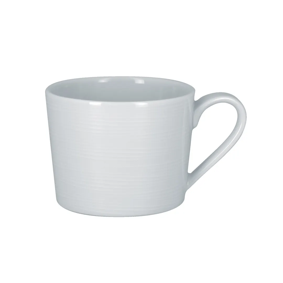 RAK Porcelain HMPASMG45 Helm Mug, 15.2 oz White Polaris Porcelain, Fridge/Freezer/Oven Safe - 12/Case