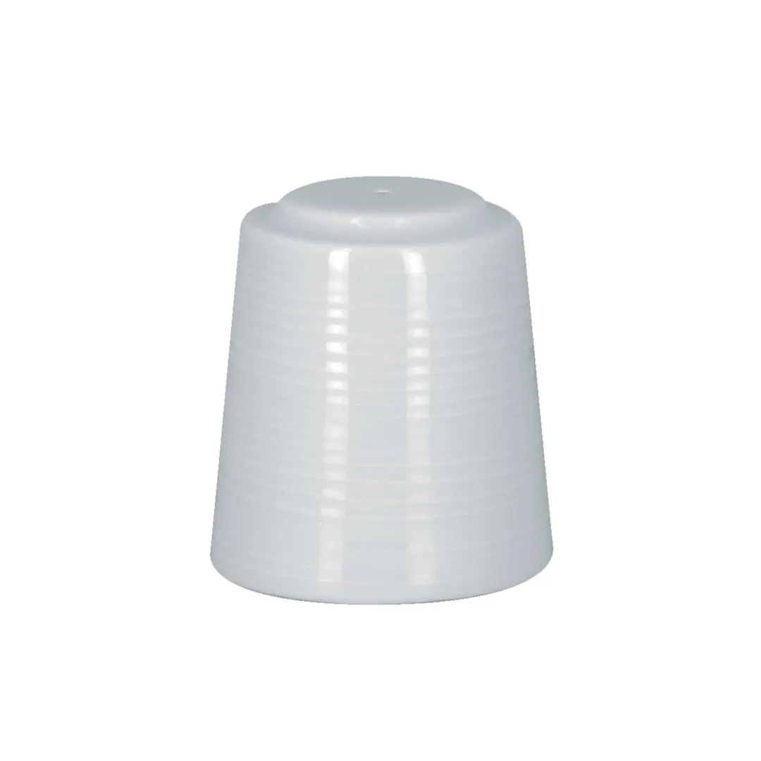 RAK Porcelain HMPASPS01 - 2" White Polaris Porcelain Pepper Shaker, Dishwasher & Oven Safe - 6/Case