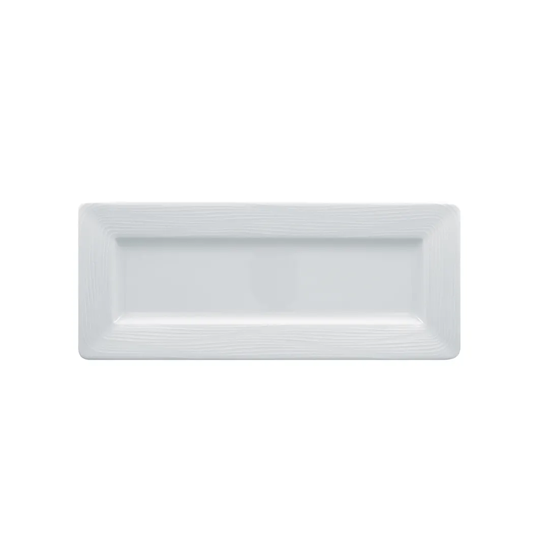 RAK Porcelain HMPASRP29 Helm Plate, 11.4" x 4.7" White Porcelain, Dishwasher Safe - 12/Case
