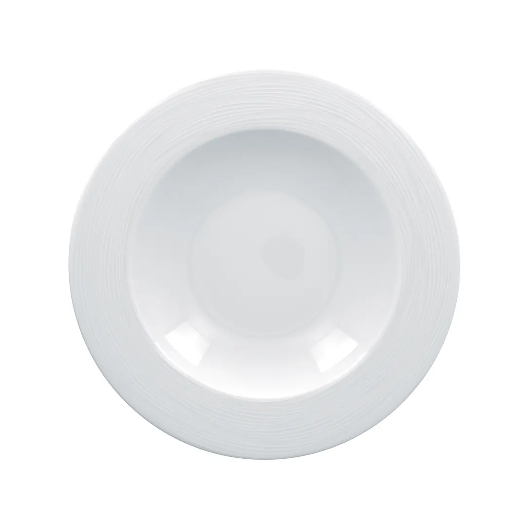 RAK Porcelain HMPCLXD23 - 10" Round Deep Bowl, White Porcelain, Oven Freezer Safe, 1/Case