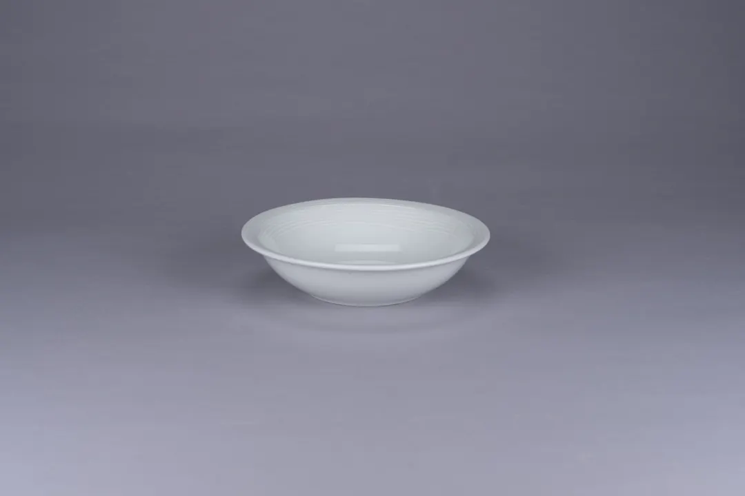 RAK Porcelain HMPEZFBW16 Helm Fruit Dish, 6.5" Diameter, 10 oz Round Porcelain Bowl - 12/Case