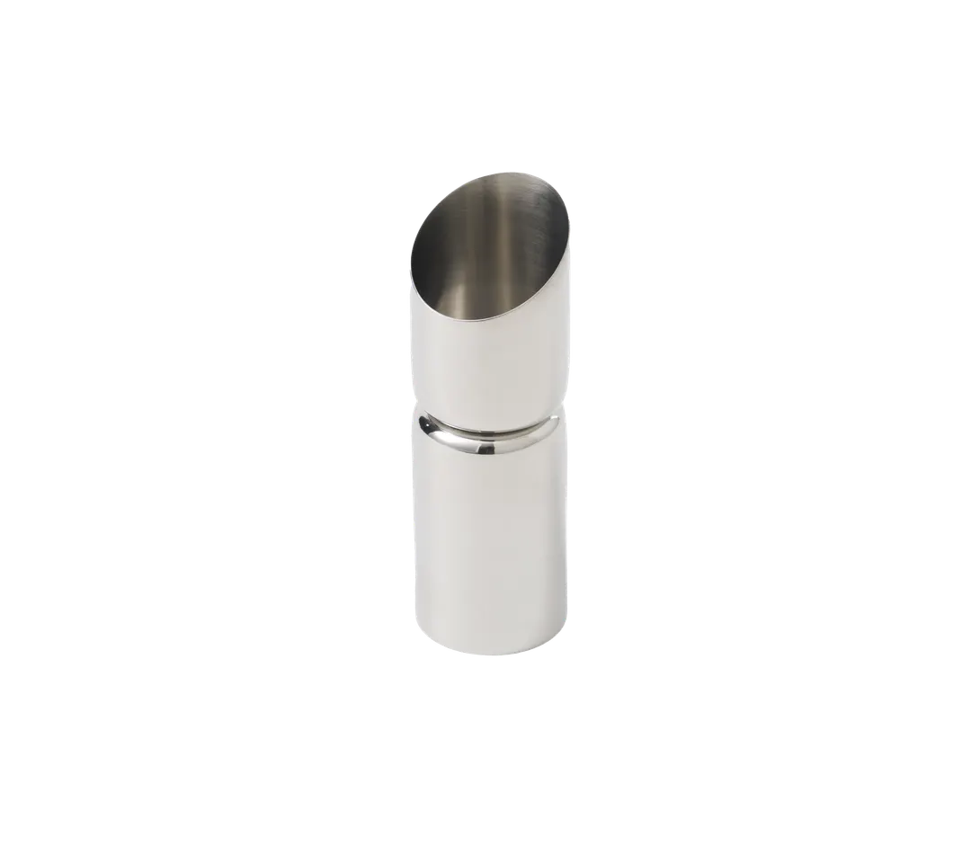RAK Porcelain JR6121SL Bar Jigger, Dual 1 Oz & 2 Oz, 1.49" Dia x 4.72" H, Steel Finish - Case