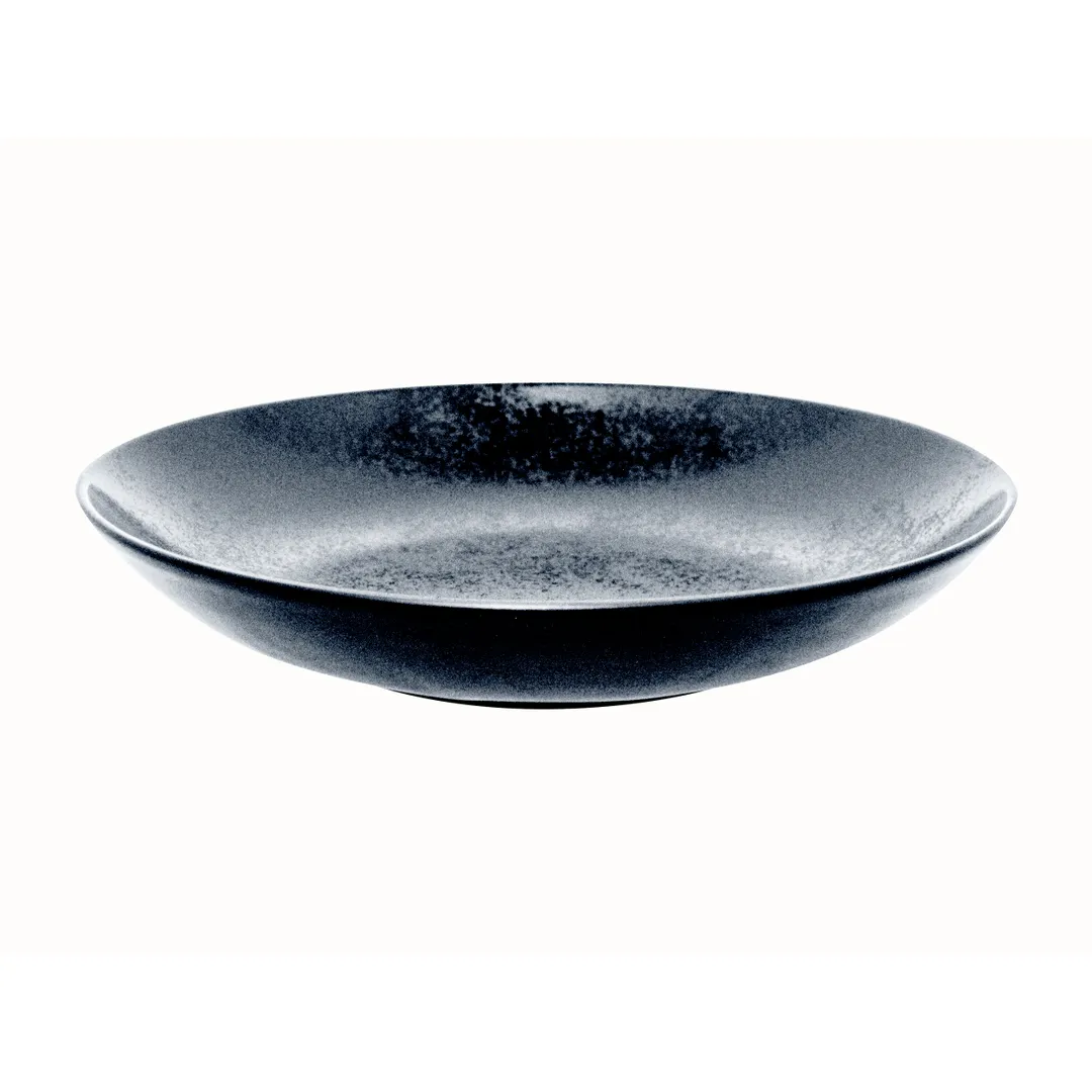 RAK Porcelain KRBUBC26 - 10" Round Deep Bowl, 40 oz (1.25 qt) Black Porcelain Dishwasher Safe - 12/Case