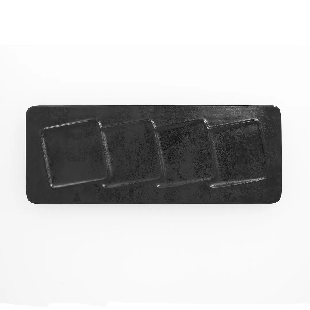 RAK Porcelain KRCRRT4Z Plate, 14.55" L x 5.5" W, Porcelain, Oven/Microwave/Dishwasher Safe - 6/Case