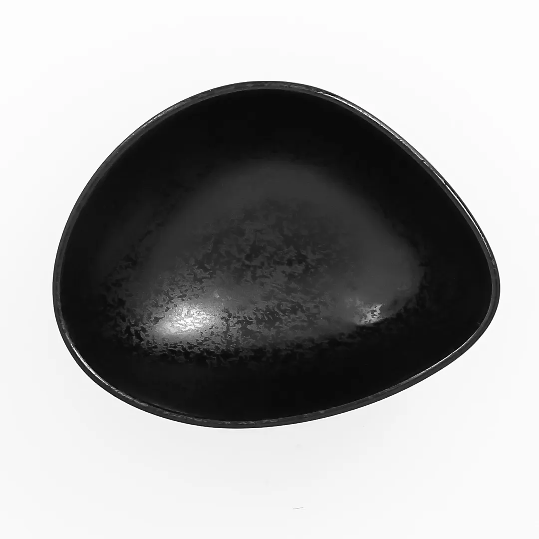 RAK Porcelain KRSHSB14 - Black Salad Bowl, 5.5" L x 4.35" W, 9 oz, Oven‑Dishwasher Safe - 12/Case