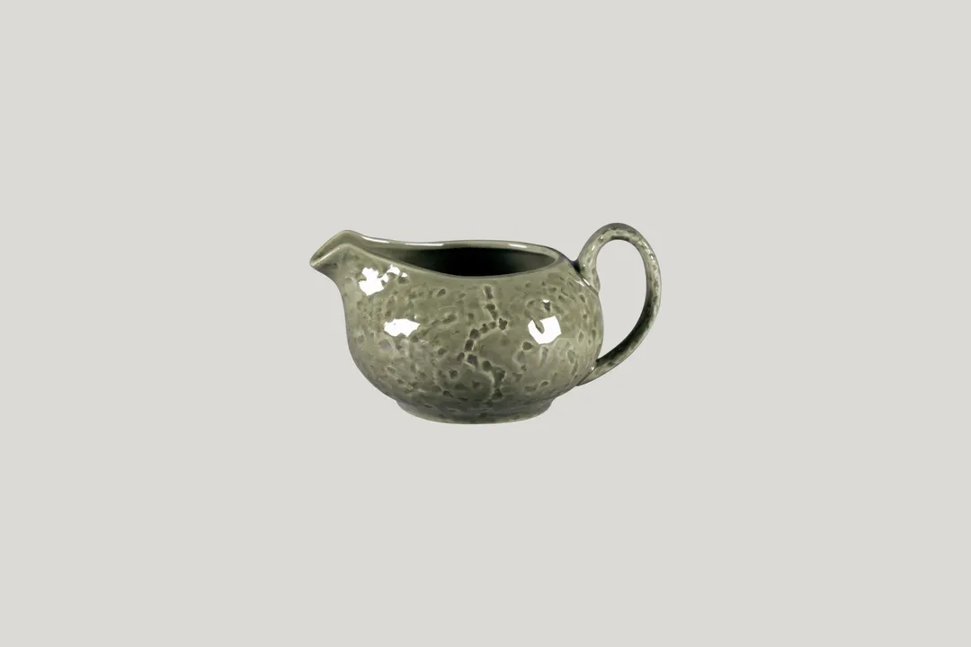 RAK Porcelain KSCR25ST - Krush Creamer Pitcher, 8.45 oz (6‑8 oz), Porcelain with Handle - 12/Case