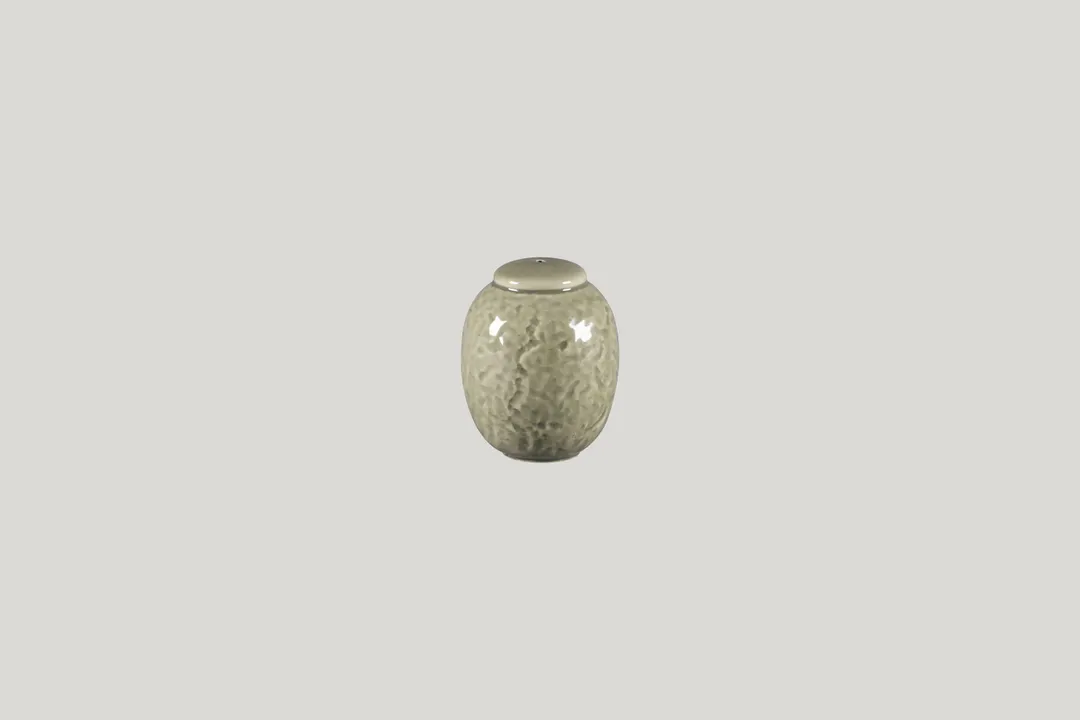 RAK Porcelain KSPS01ST - 1.75" Diameter x 2.35" Height Porcelain Pepper Shaker, 2" Height - 12/Case