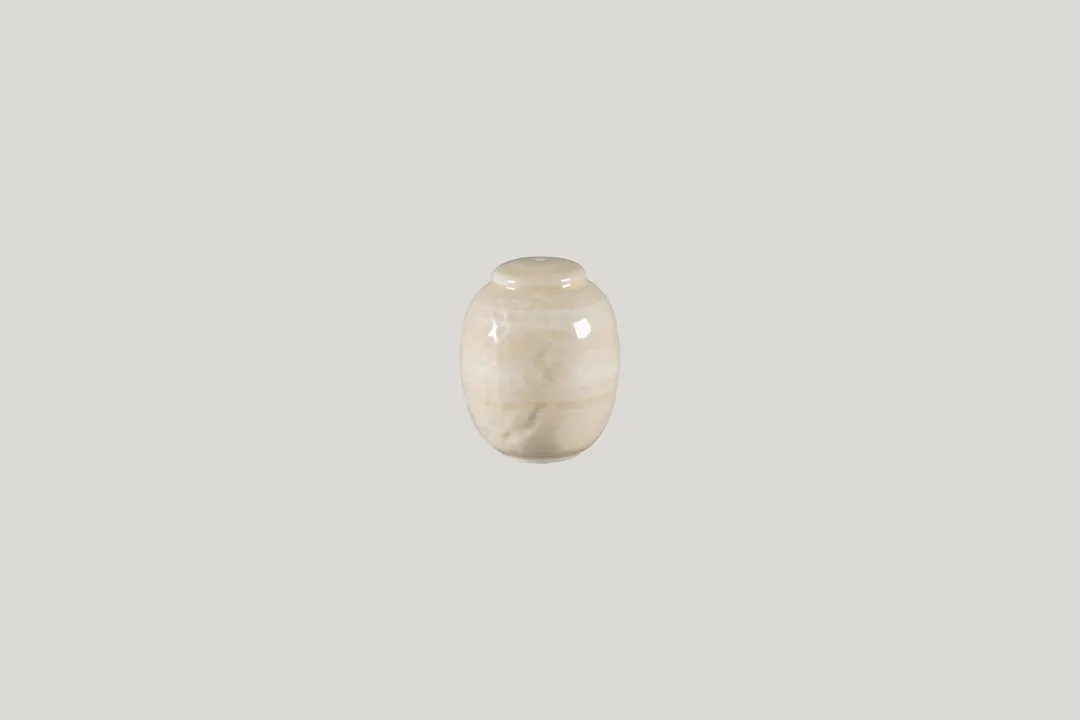 RAK Porcelain KSPS01VL - Krush Pepper Shaker, 1.75" Dia x 2.35" H, Porcelain Vanilla, 12/Case