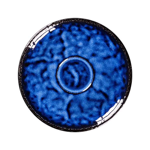 RAK Porcelain KSSA13EL - Krush Round Saucer 5.1" Diameter, Porcelain, Electra Finish, 12/Case