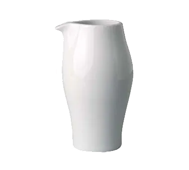 RAK Porcelain LRCR25 - Lyra Creamer Pitcher, 10 oz Porcelain, Dishwasher & Microwave Safe - 6/Case