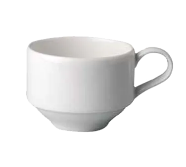 RAK Porcelain LRSC27 Lyra Cup, 9 oz (3‑5/8") Stackable Porcelain Dinnerware Cup - 12/Case