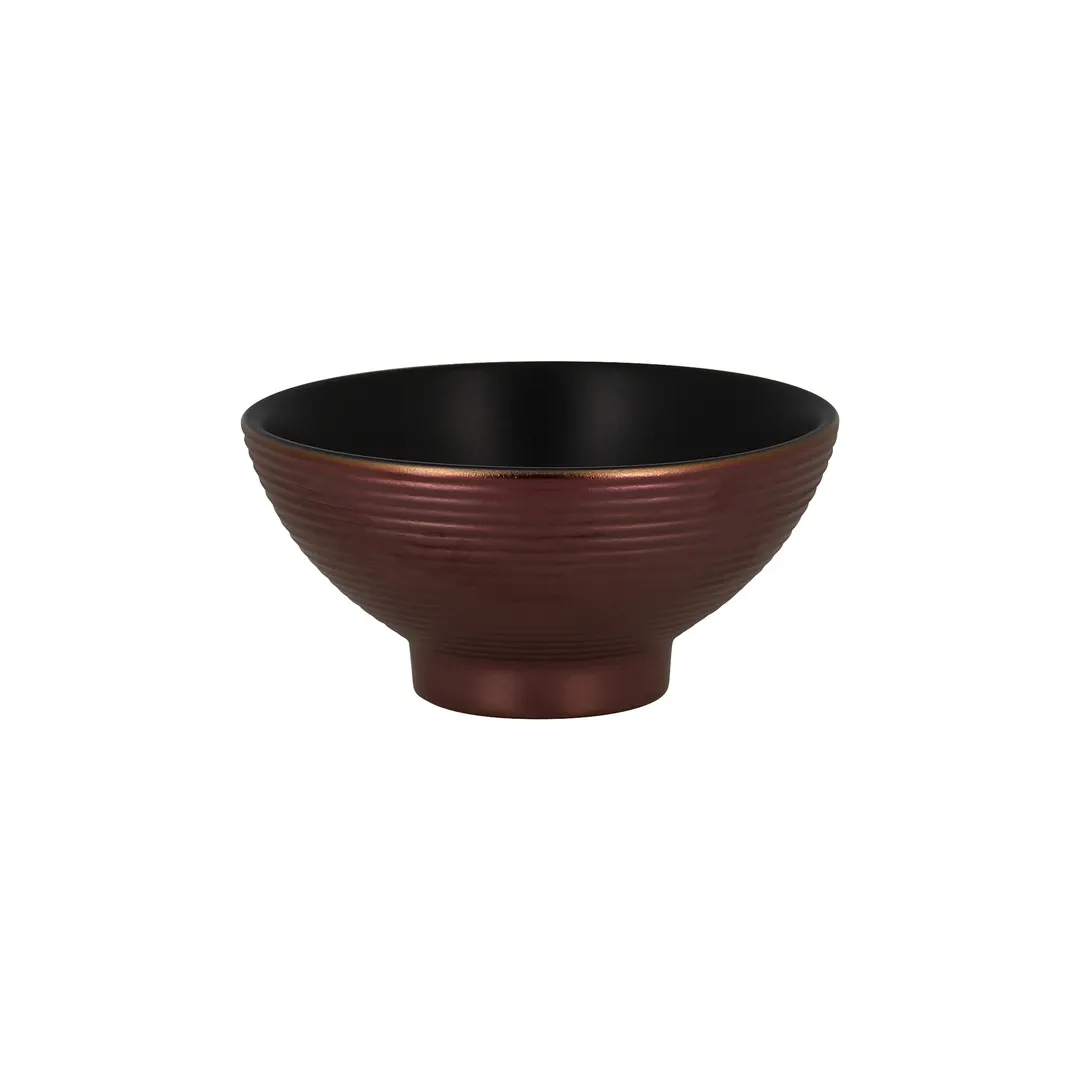 RAK Porcelain MAEVBI12BB - 9.45 oz Round Bowl, 4" Dia x 2-3/8" H, Bronze Opulence Porcelain, - 12/Case