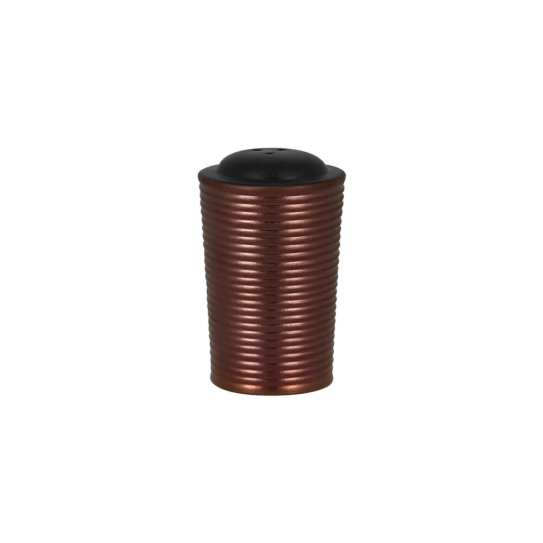 RAK Porcelain MAEVSS01BB Antic Salt Shaker, 1‑3/4" Dia x 3‑1/8" H, Bronze Porcelain, Safe - 6/Case